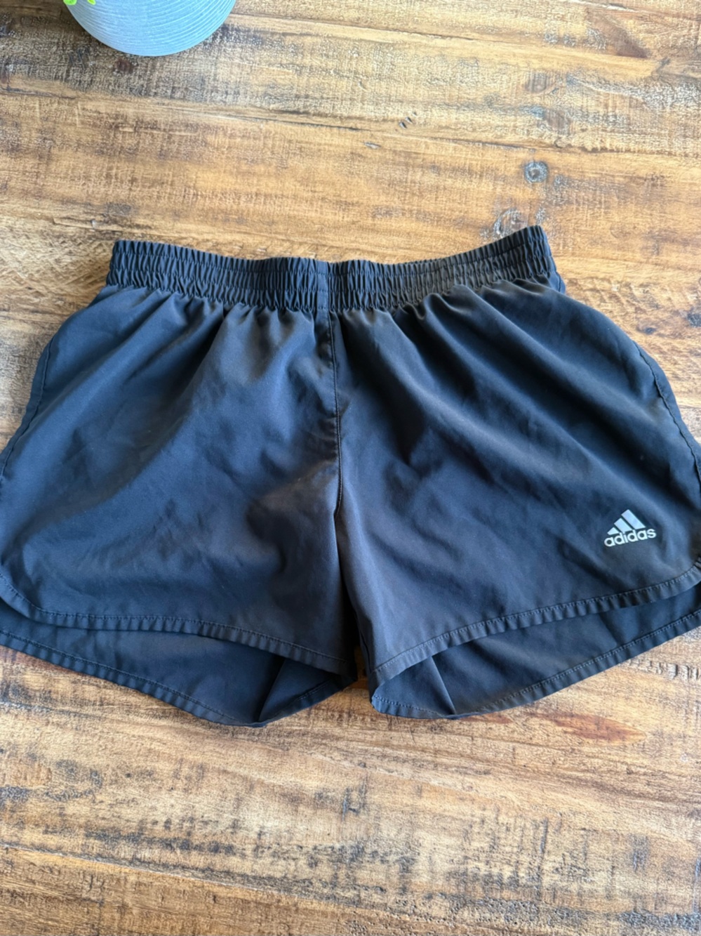 adidas Black Energy Running Shorts with Logo